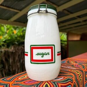 Wheaton "Cucina" milk glass SUGAR jar‎ (1½ L)